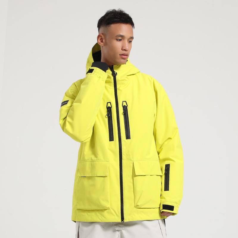 New Women's and Men's Ski Suit: Loose, Waterproof, Windproof, Breathable, Thickened Jacket - Perfect for Outdoor Adventures