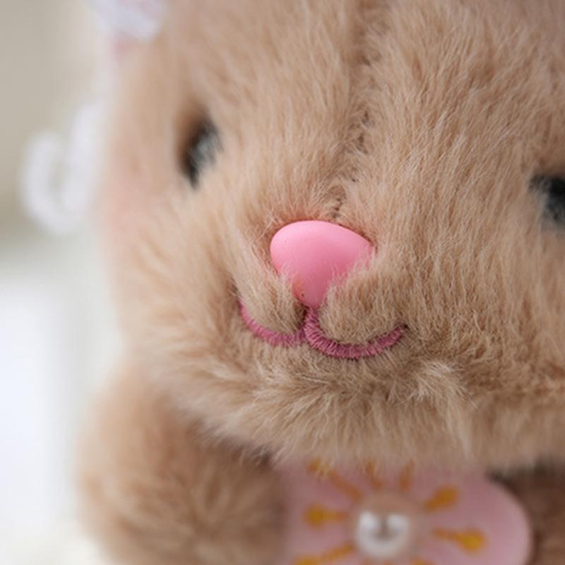 Kawaii Creative Hat Rabbit Plush Toy Keychain Cute Cartoon Rabbit Keychain Pendant  Backpack Decoration Birthday Gifts