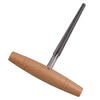 Violin Tapered Reamer Solid Ergonomics Handheld Viola Peg Hole Reamer with Wood Handle Instrument Supplies