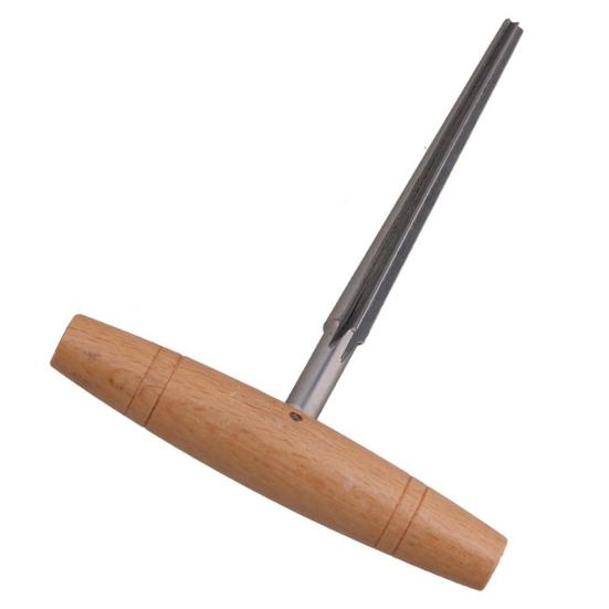 Violin Tapered Reamer Solid Ergonomics Handheld Viola Peg Hole Reamer with Wood Handle Instrument Supplies