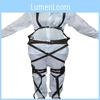 Hoogwaardige Attack on Titan Shingeki No Kyojin harnasriem voor stijlvolle cosplay