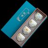 Su's Ru Kiln Egg Blue Kung Fu Teacup 4-Piece Gift Set