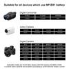 ZGCINE PS-BX1 Přenosný nabíjecí pouzdro pro baterii fotoaparátu Rychlé nabíjení 5200mAh Bezdrátový duální nabíječ baterií s