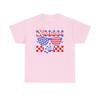 American Girl Sunglasses Graphic Tee | Patriotic USA Flag Design