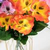 Simulated Colorful Butterfly Flowers, Five Forked Small Handlebars, Tricolor Violets, Artificial Flowers, Engineering Decoration