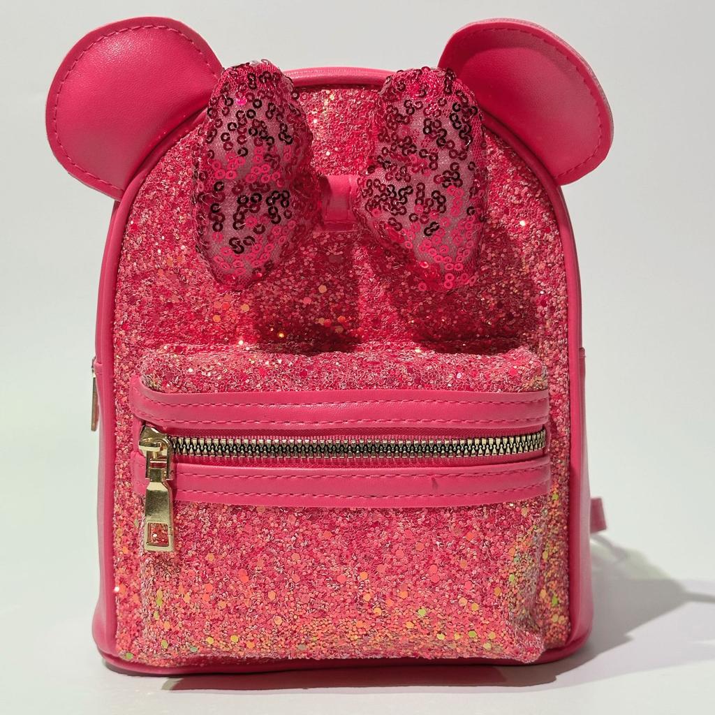 Bling Kids Backpacks Princess Bags for Girls Schoolbag Bow Knot Baby Kindergarten Backpack Toddler Shoulders Bag Children Gift
