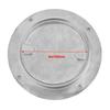 4in 316 Stainless Steel Deck Cover Plate with Hole Key for Yacht Marine Hardware Accessory