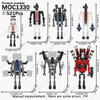 MOOXI Set di Figure Skibidi Toilet Man TvMan Cameraman Speakerman Blocchi da Costruzione Modello MOC Mattoncini Giocattoli per Adulti Bambini Regalo di Compleanno