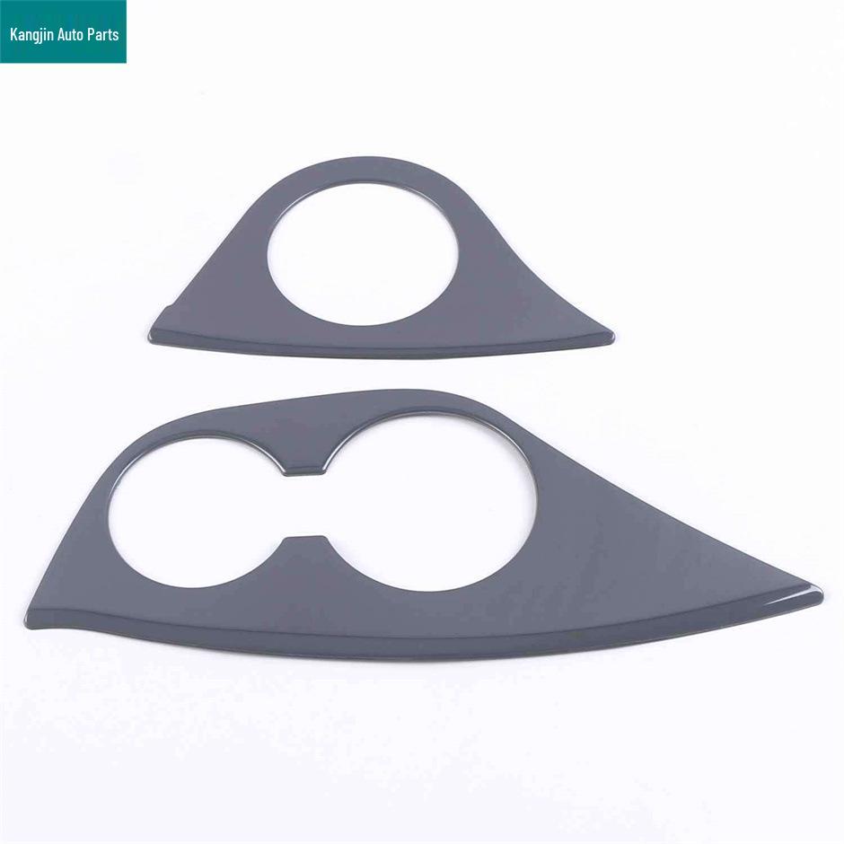 Compatible with 2021 Toyota Sienna SIENN: Black Titanium Brushed Interior Modification Glass Lifter & Rear Reading Light.
