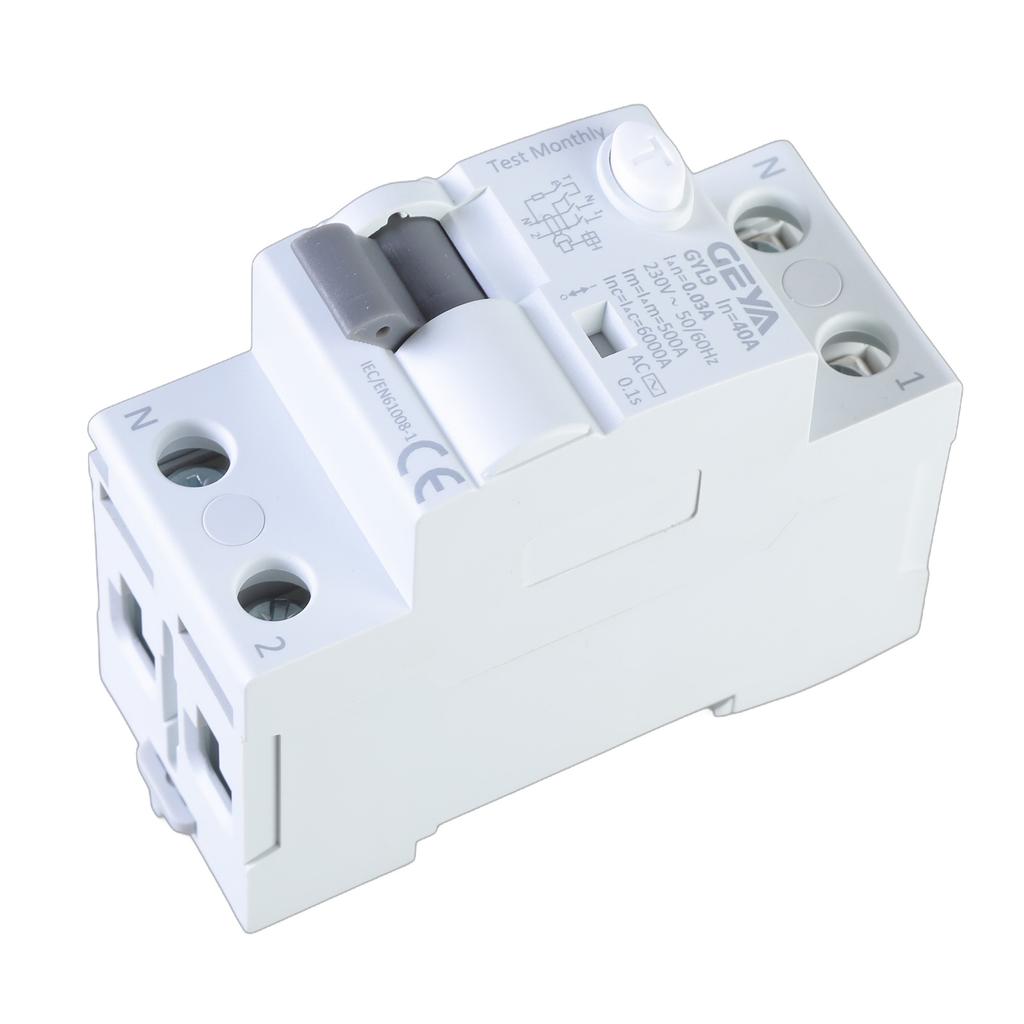 Auto Recloser Leakage Circuit Breaker 2P 40A Self-Reclosing Device Circuit Breaker Differential Circuit Breaker
