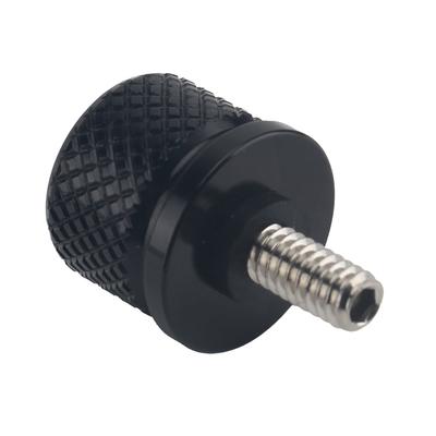 Black Stainless Knurled Fender Rear Seat Bolt Screw Quick Mount for Indian Scout All Models Motorcycle Billet Aluminum Accessory