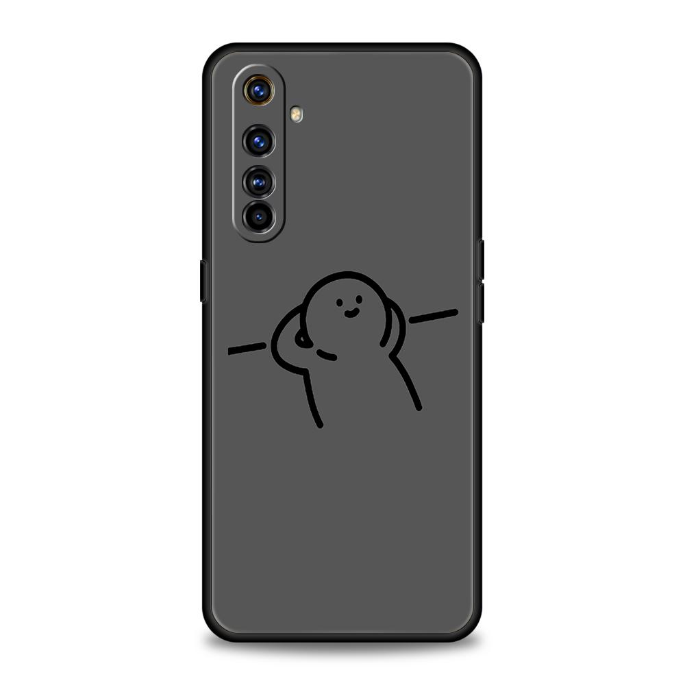 Matchman Cartoon Phone Case for Realme 8 9 10 8i 9i 6 7 GT2 C21 C25 C11 GT Neo 3T Pro Plus 5G Shockproof Silicone Shell Capa Bag