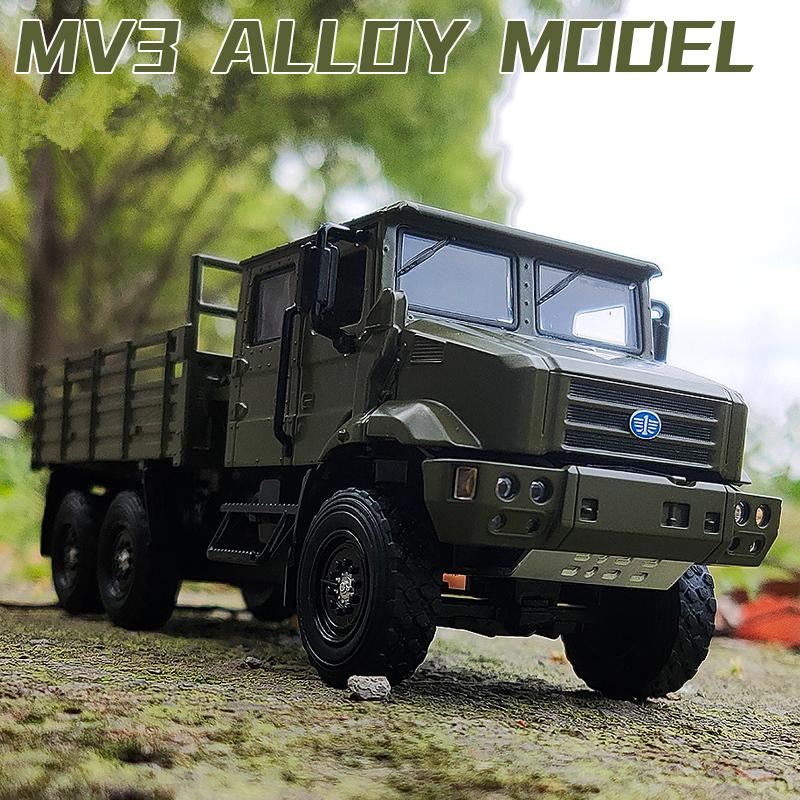 1/32 CA30 CA10 Legierung Taktischer LKW Panzerwagen Modell Metall Militärischer Personentransporter Transportfahrzeuge Modell Sound Licht Spielzeug