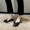 Fashion Heeled Sandals for Women Butterfly Knot Thin Heels Woman Sexy Wedding Party Female Pumps 2025 New Summer Shoes Sandalias Mujer