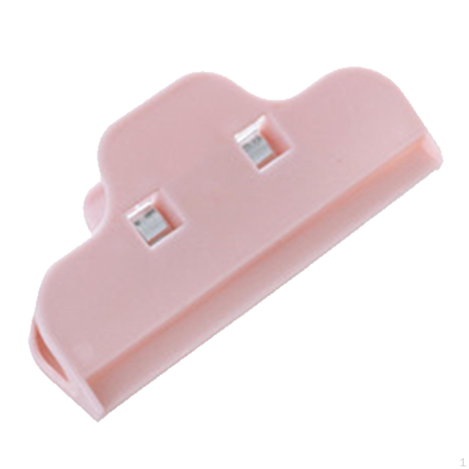 Зажим для пакетов зажимы для герметичного хранения продуктов зажим для хлеба для дома розовый 506₽