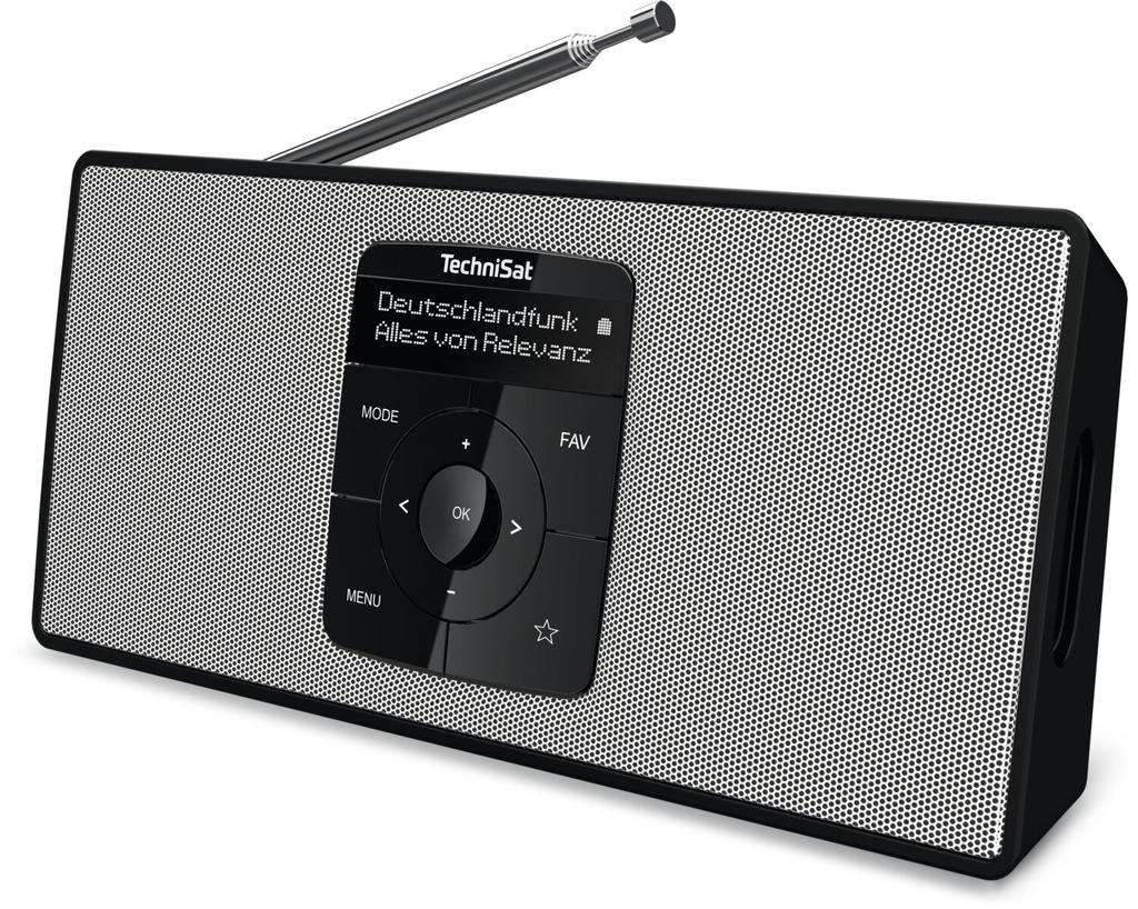 CD-радио TechniSat DIGITRADIO 2 S черный/белый