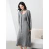 Women's Knitted Cardigan & Slip Dress Two-Piece Set