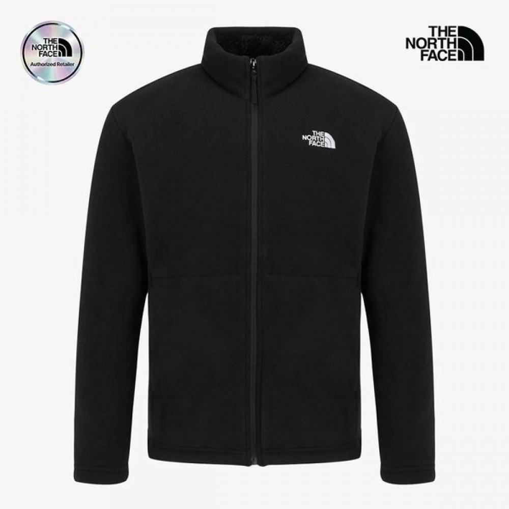 The North Face Men S Furry Fleece Jacket Black Nj4fr50a 100