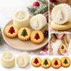 Weihnachtsbaum-Doppelschablone - für Feiertagsbäckerei