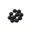5/10pcs Natural Stone Cabochon Black Agate Round Flatback Cabochon Loose Beads For Jewelry Making DIY Ring Pendants Accessories