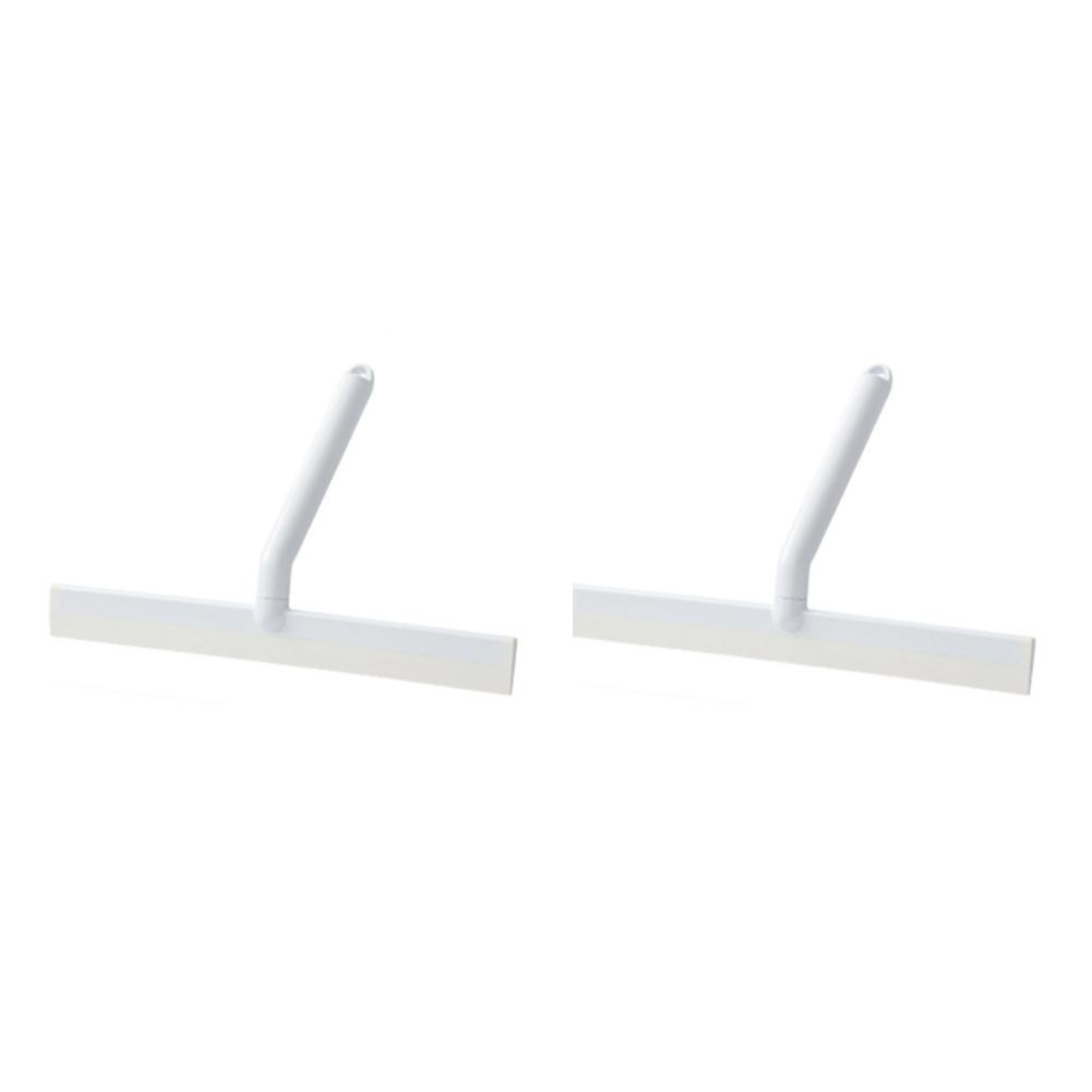 Duschspiegel Fensterglas Abzieher Edelstahl Duschschaber Rutschfester Griff Korrosionsbeständigkeit für Badezimmerwerkzeug