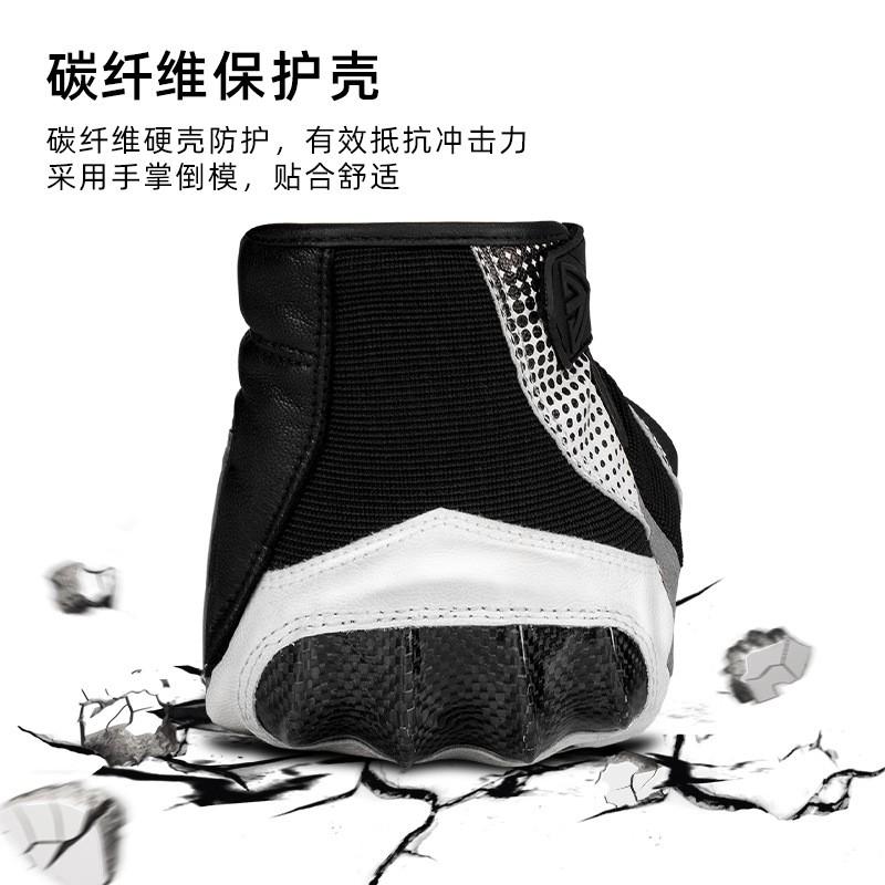 Motorcycle Gloves With Carbon Fiber Knuckle Protection Breathable Touchscreen Riding All