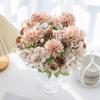 Chrysanthemum Artificial Rose Flower Colorful Silk Hydrangea Bridal Bouquet  Wedding Arrangements