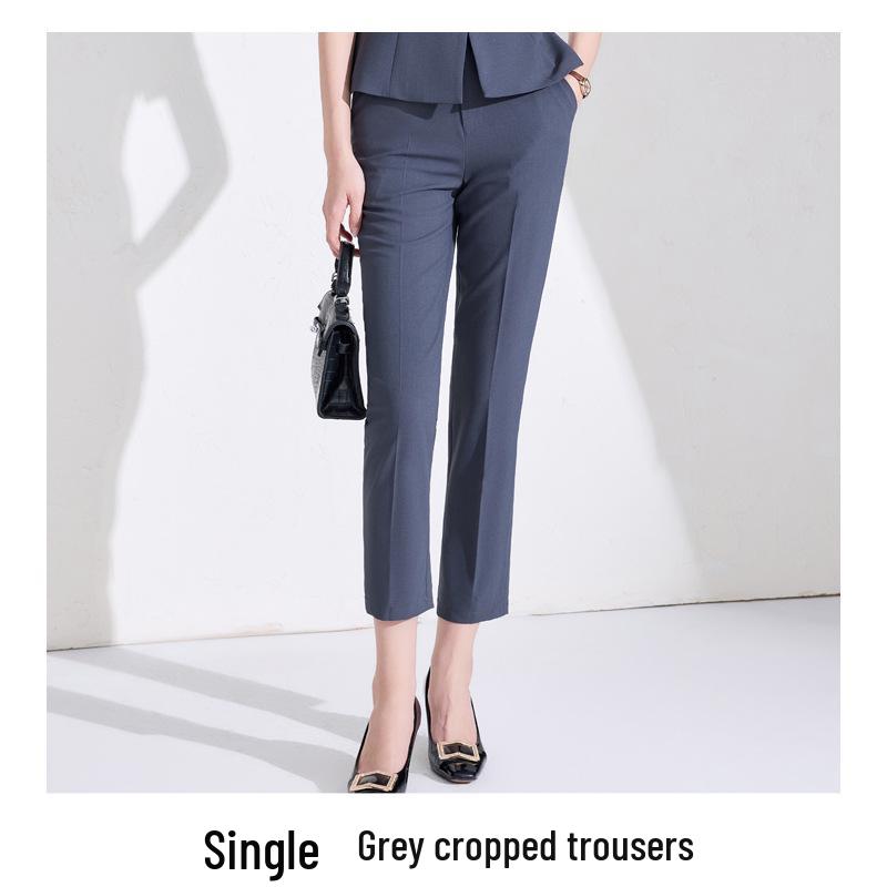 Autumn 2025 Women's Two-Piece Suit: Seven-Sleeve Blazer & Skirt or Dress Set