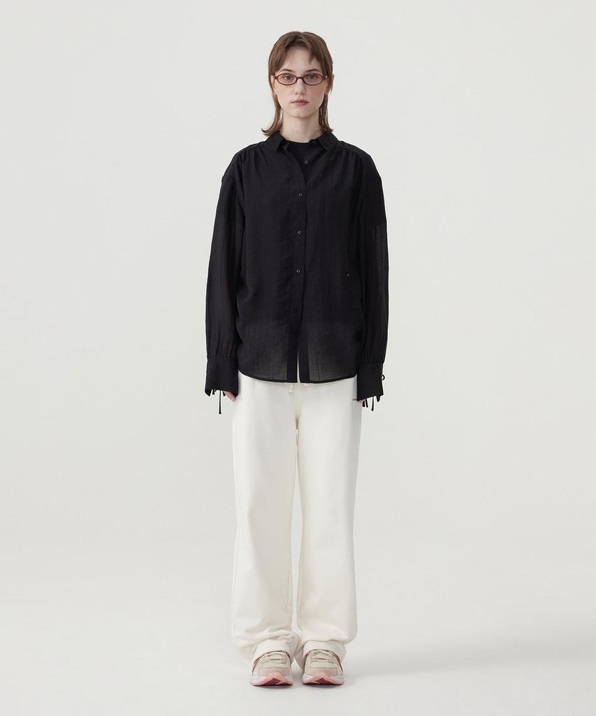 COVERNAT WOMAN Straight Sweatpants Ivory