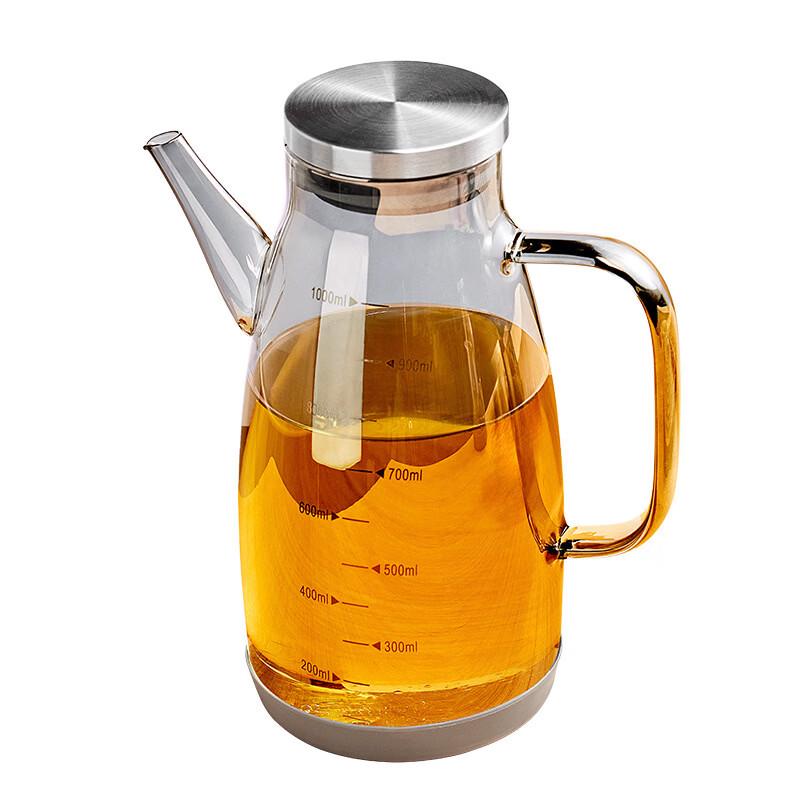 Ru Han Heat-Resistant Non-Drip Glass Oil Dispenser