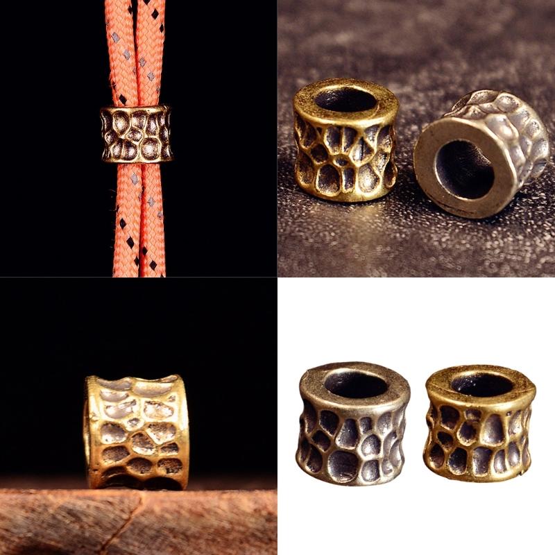 Vintage Large Hole Spacer Beads For DIY Jewelry Making Crafting Supplies Copper Beads Sturdy Allergy Resistant Accessories