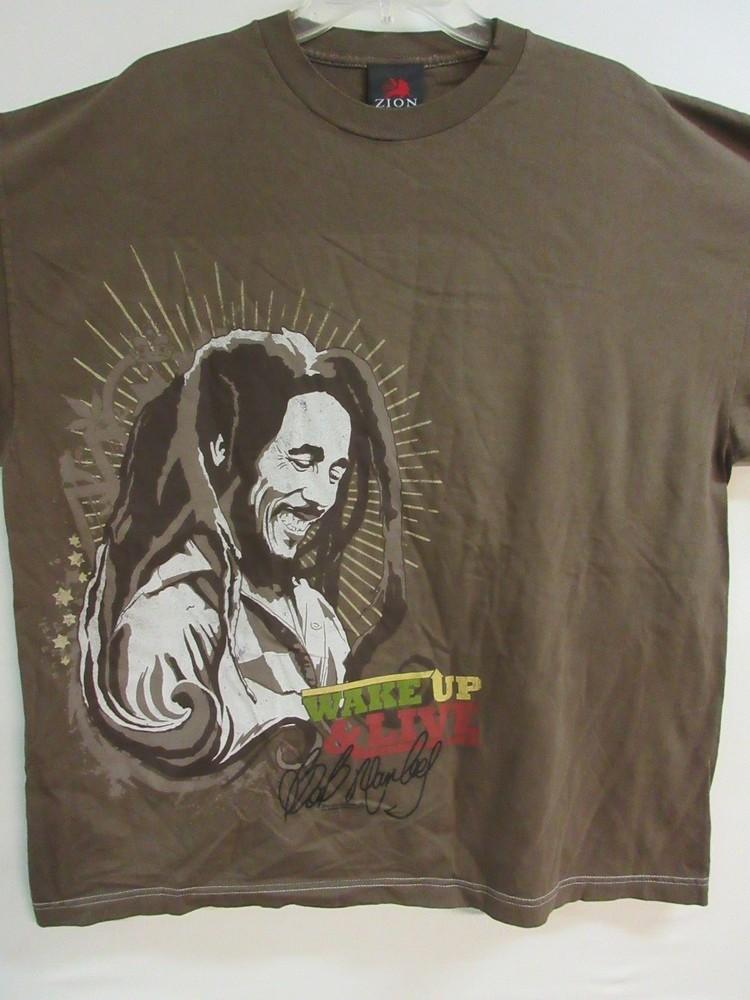 BOB MARLEY OFFICIAL MERCH WAKE UP  LIVE BAND CONCERT MUSIC  2XL / XXL Unisex T-Shirt XXXL
