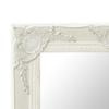 VidaXL Miroir mural style baroque 50x50 cm Blanc 320312