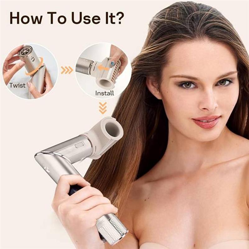 For Shark Flexstyle Hair Dryer Styling Anti-Flying Nozzle& Paddle Brush Attachments Styling Drying Tools