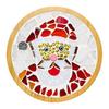 Handmade Christmas Present Ideas Mosaic Coaster DIY Kit, Festive Art Santa Wreath Acrylic Tile Supplies Snowman Pattern, Craft Kit for Adults, Holiday