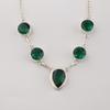 Chrome Diopside Gemstone 925 Sterling Silver Handmade Jewelry Partywear 16-18" For Wife RN-3-15