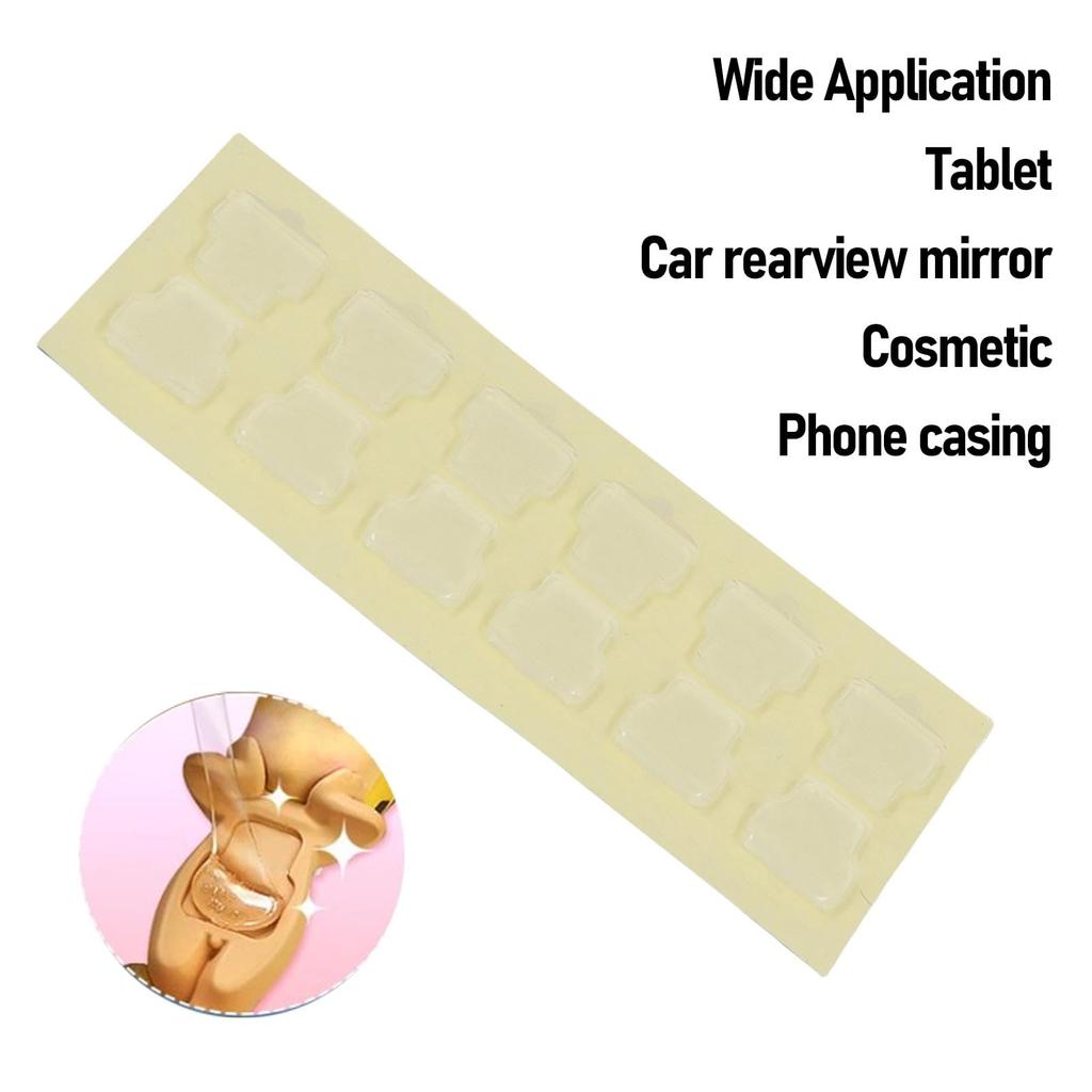 Sorandy 240pcs Clear Adhesive Tape Removable Adhesive Pads Double Sided Tape with Strong Acrylic