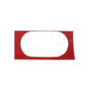 Red Carbon fiber Center Cup Holder Trim Sticker For Nissan Frontier 2005-