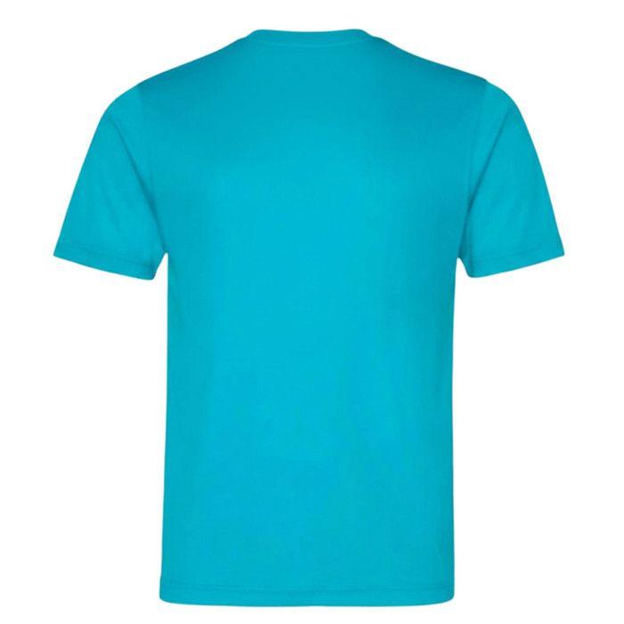 Tee-shirt Enfant - NPZ - Design France Football - Bleu/Turquoise - Respirant - 100% Polyester