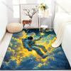 Multiple sizes Space Adventure Themed Rug Pattern Carpet for Living Room Bedroom Sofa Home Decor Non-slip Floor Mat Luxury Gift