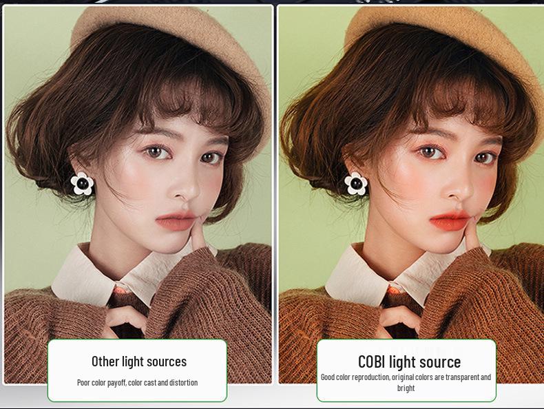 High-Power Dual-Color Temperature Soft Light - Ideal for Live Broadcasts and Beauty Photography