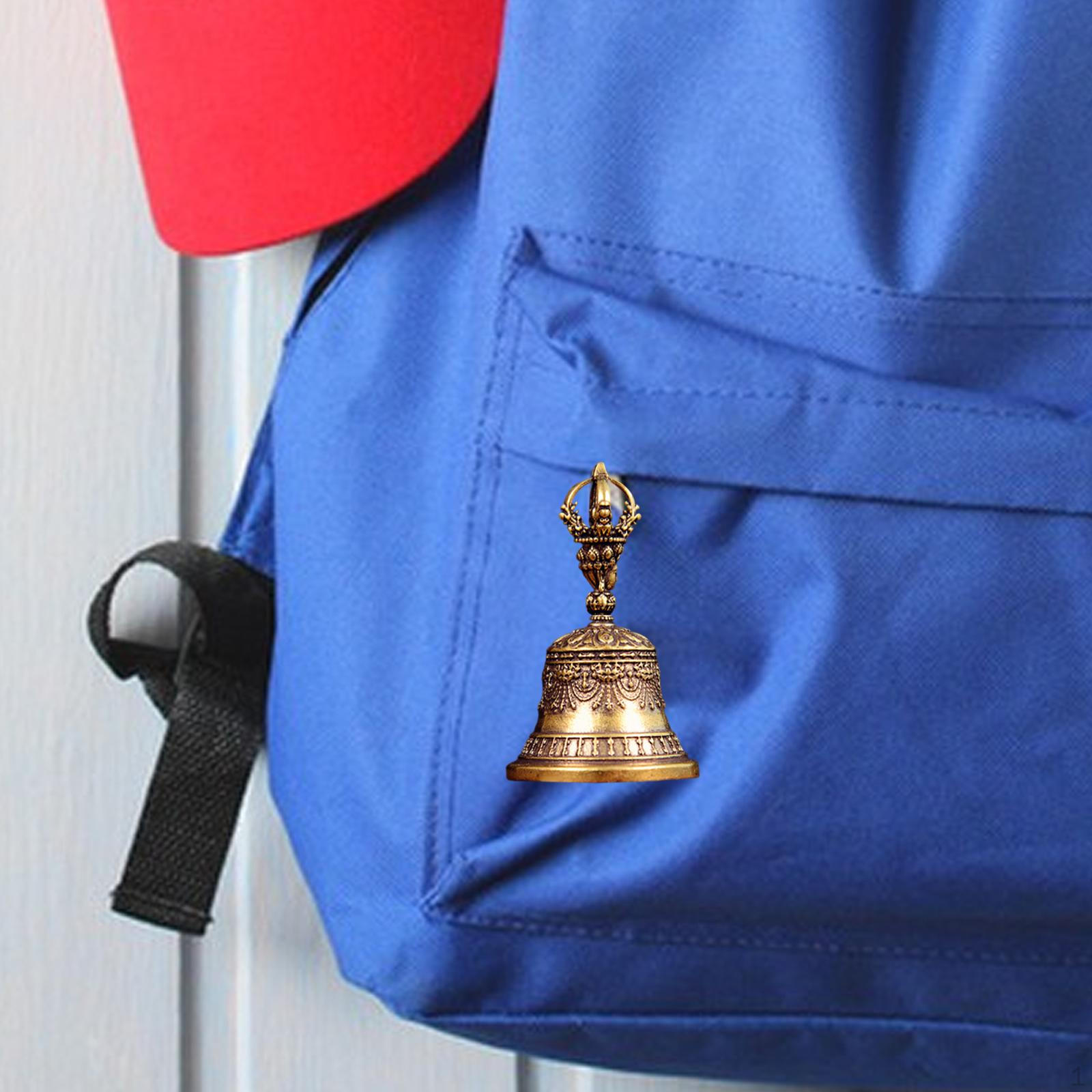 

Christmas Bronze Bell Wind Oriental Patterns Feng Shui Hanging for Backyard Housewarming