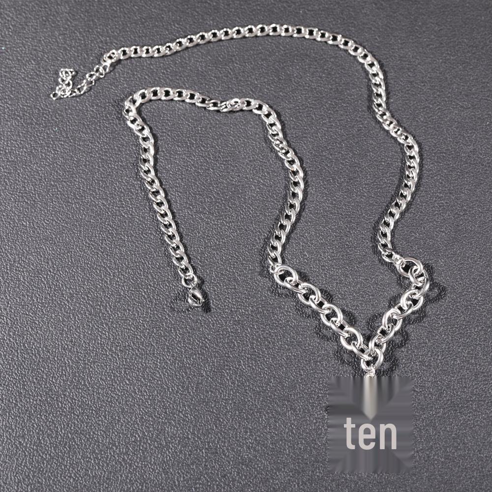 Men's Luxury Cross Titanium Steel Necklace with Micro-Paved Zircon - Versatile Punk Jewelry