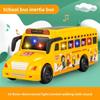 Inertia Bus Childrens Toy With Flashing Lights For Playroom Gift And Learning