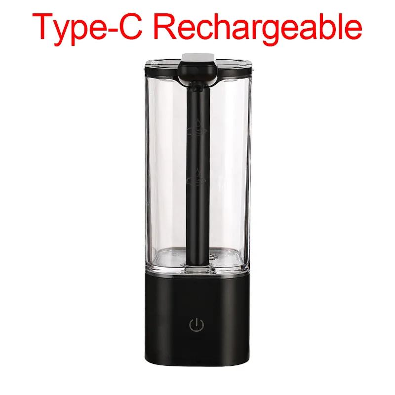 550ml Kitchen Automatic Liquid Soap Dispenser USB Rechargeable/Battery Touchless Hand Sanitizer Dispenser Bathroom Dispenser