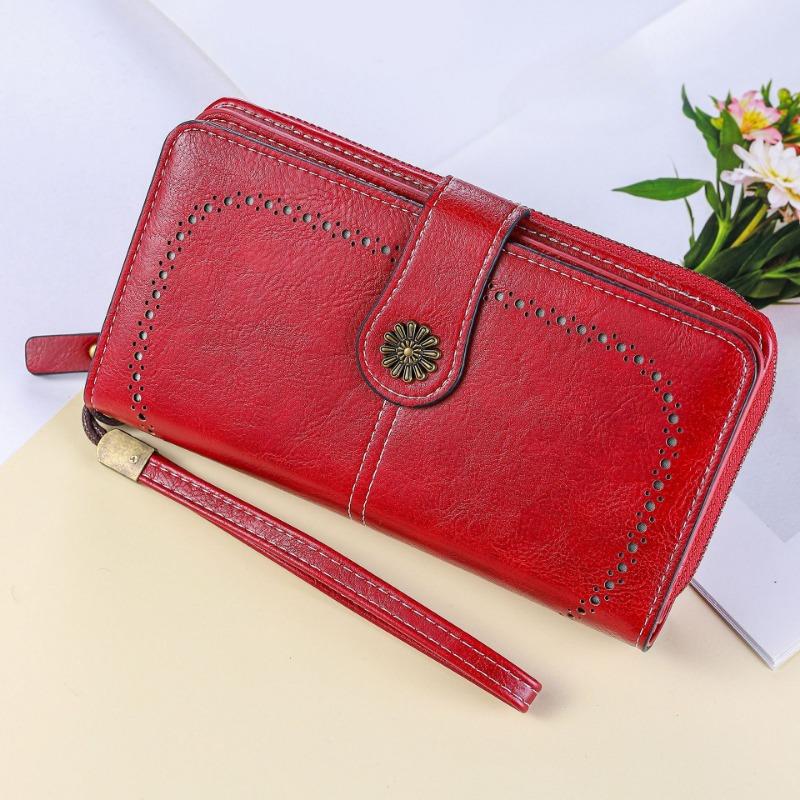Retro Multi Functional Large Capacity Long Women's Wallet Wallet Wallet Handbag