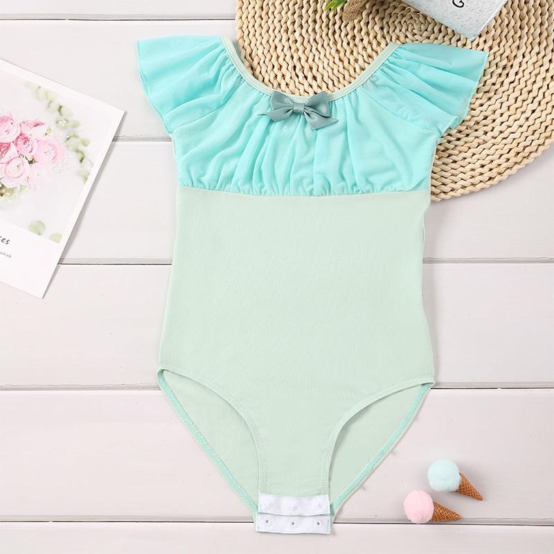 Children Dance Leotards Girls Ballet Leotard Gymnastic Bodysuit Practice Stage Ballet Costumes