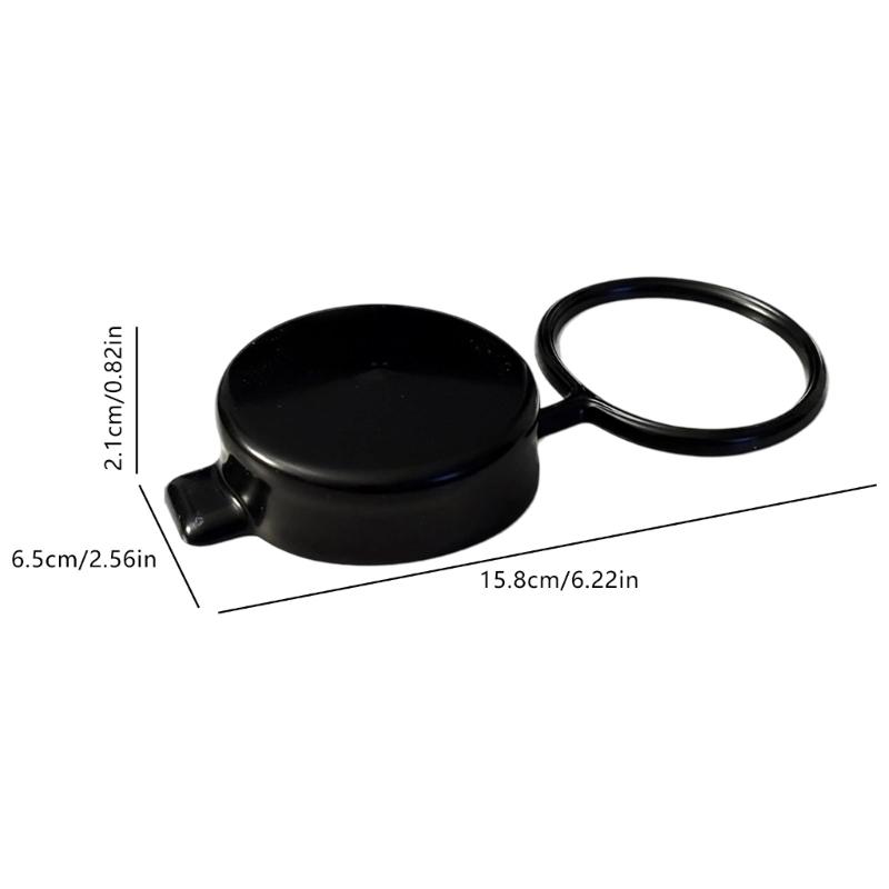 2.35-inch 6.0 cm inner diameter Fuel Port Protector Fuel tank dust cover Gas Cover for GMC for Chevrolet for Buick for Cadillac