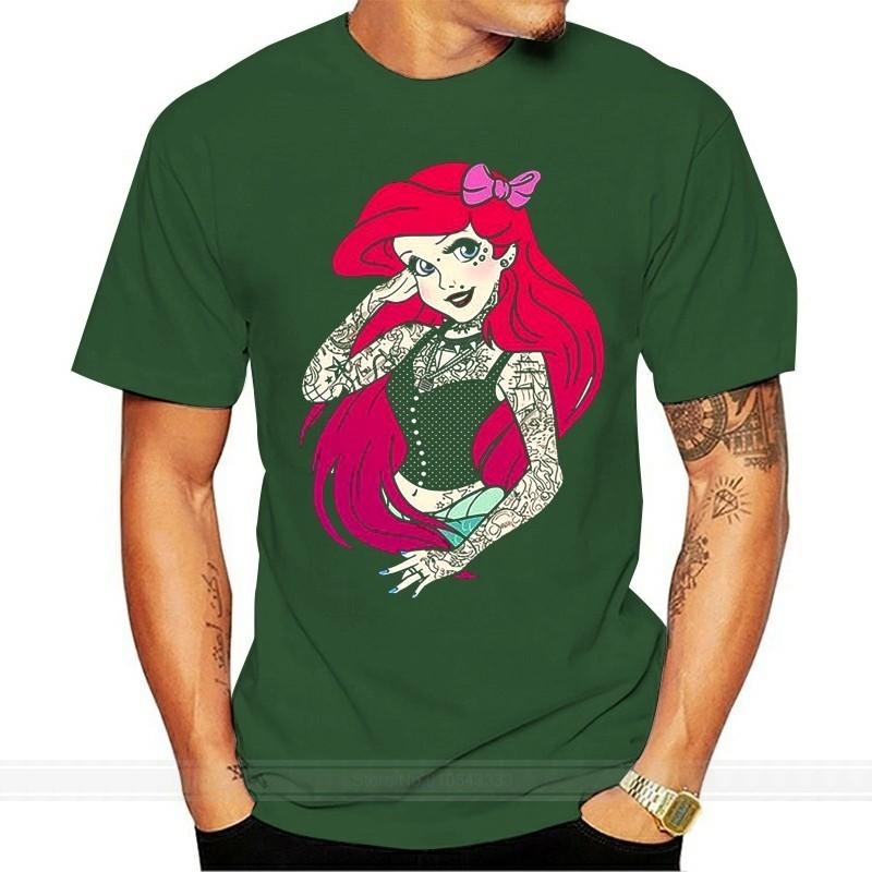 Tiptop Arielle Tshirt T Shirt Streetwear Funny Black Clothing Hiptope Unisexs Tshirt Tops Tees Shubuzhi Brand Teeshirt