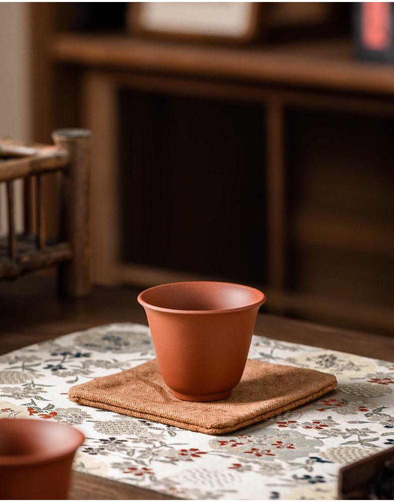 Yixing Zisha Clay Tea Tasting Set: Small Brewing Cup Pair